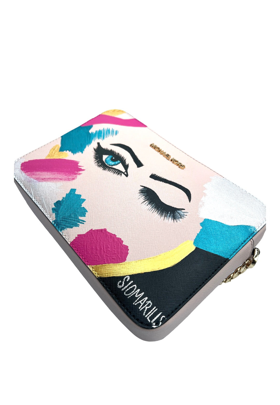 Michael Kors Hand Painted Crossbody Purse