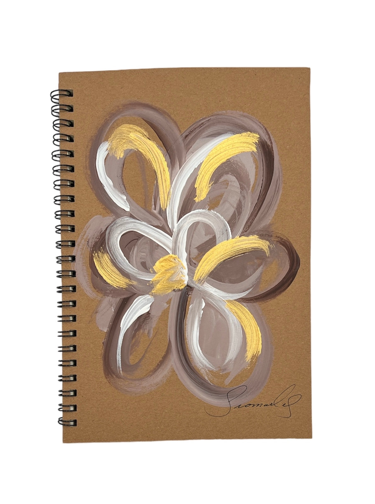 BROWN ACRYLIC NOTEBOOK