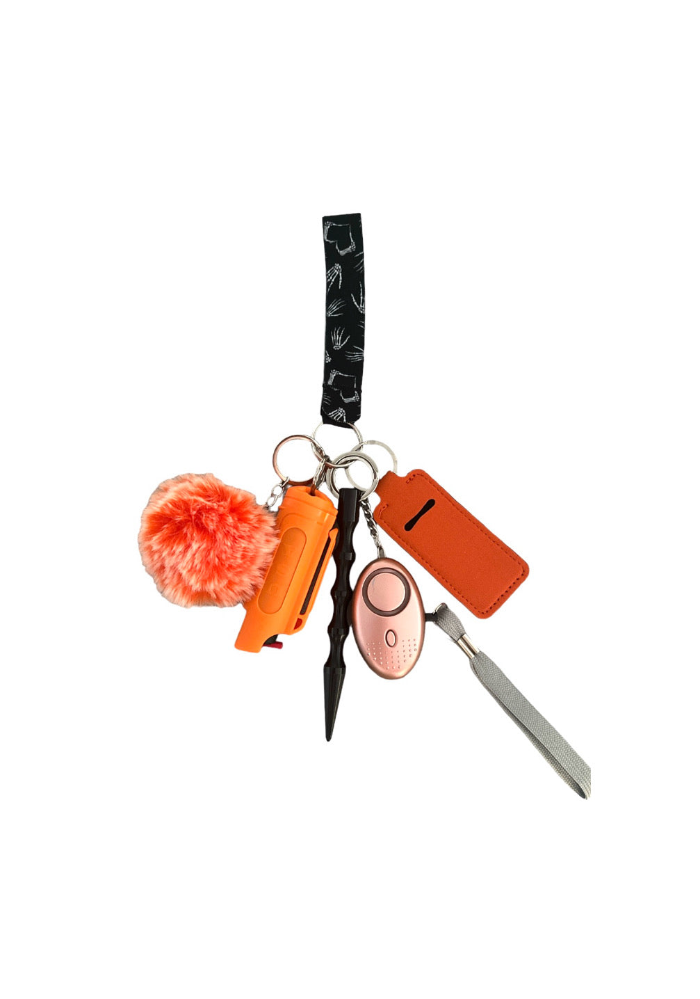 SKULL LOVE SELF DEFENSE KEYCHAIN