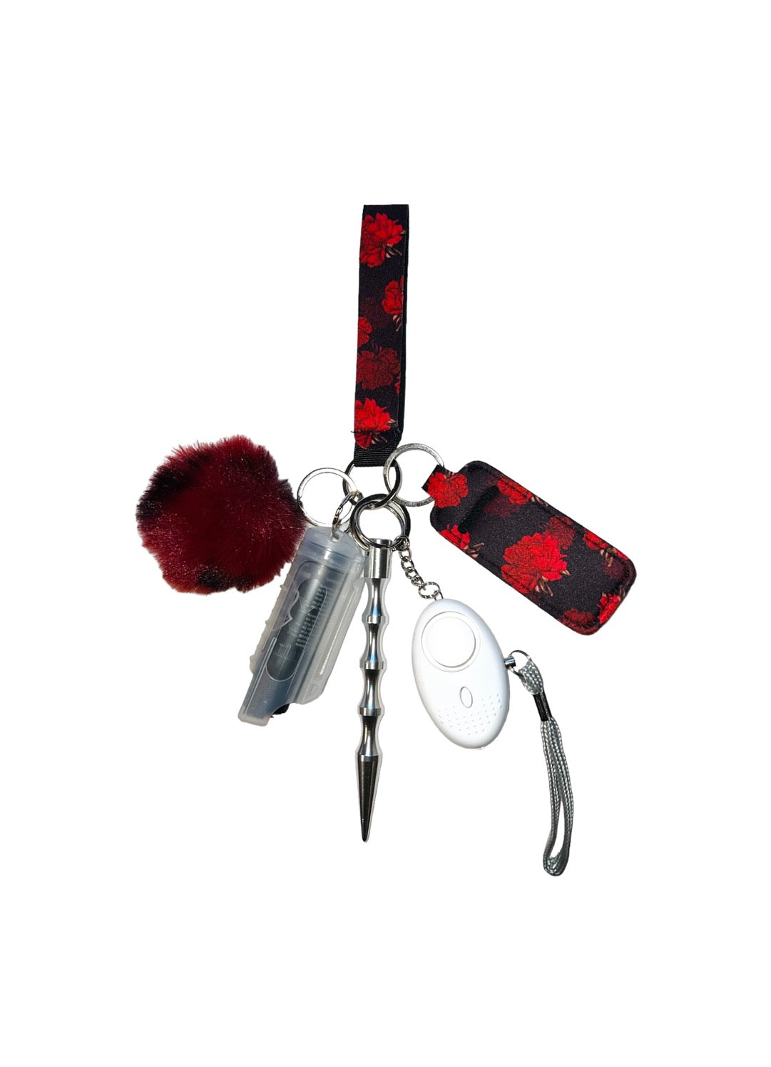 ROSE SELF DEFENSE KEYCHAIN