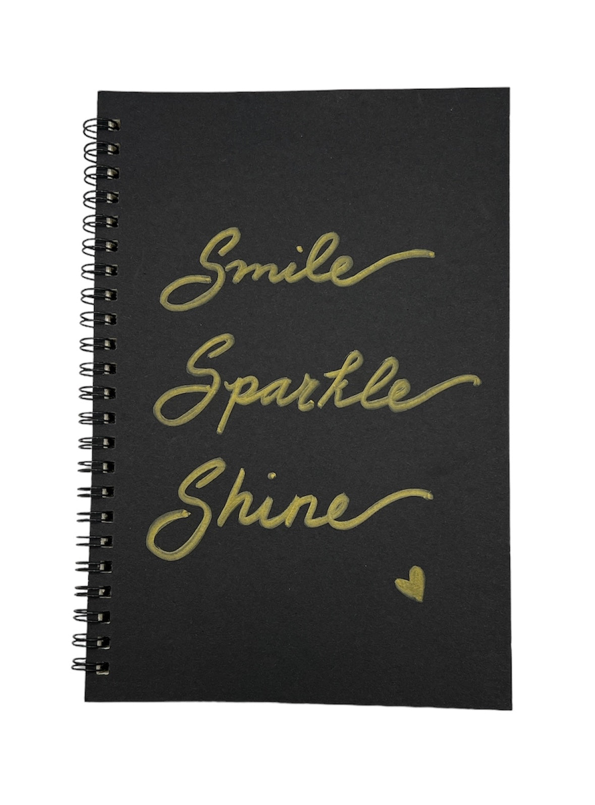 SMILE, SPARKLE, SHINE ACRYLIC NOTEBOOK
