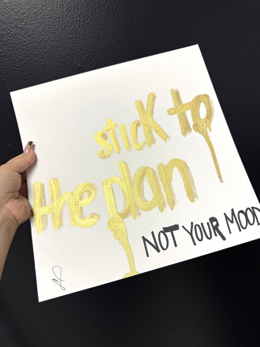 12 x 12 Stick to the Plan