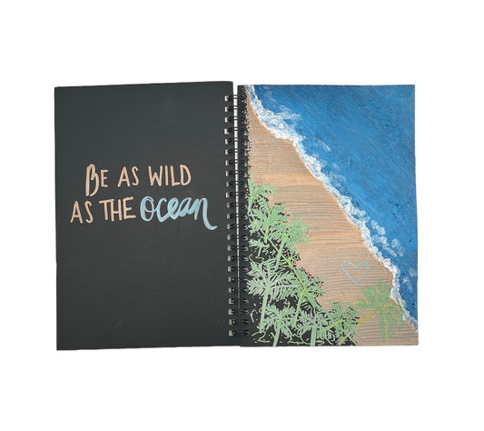 BE AS WILD AS THE OCEAN NOTEBOOK
