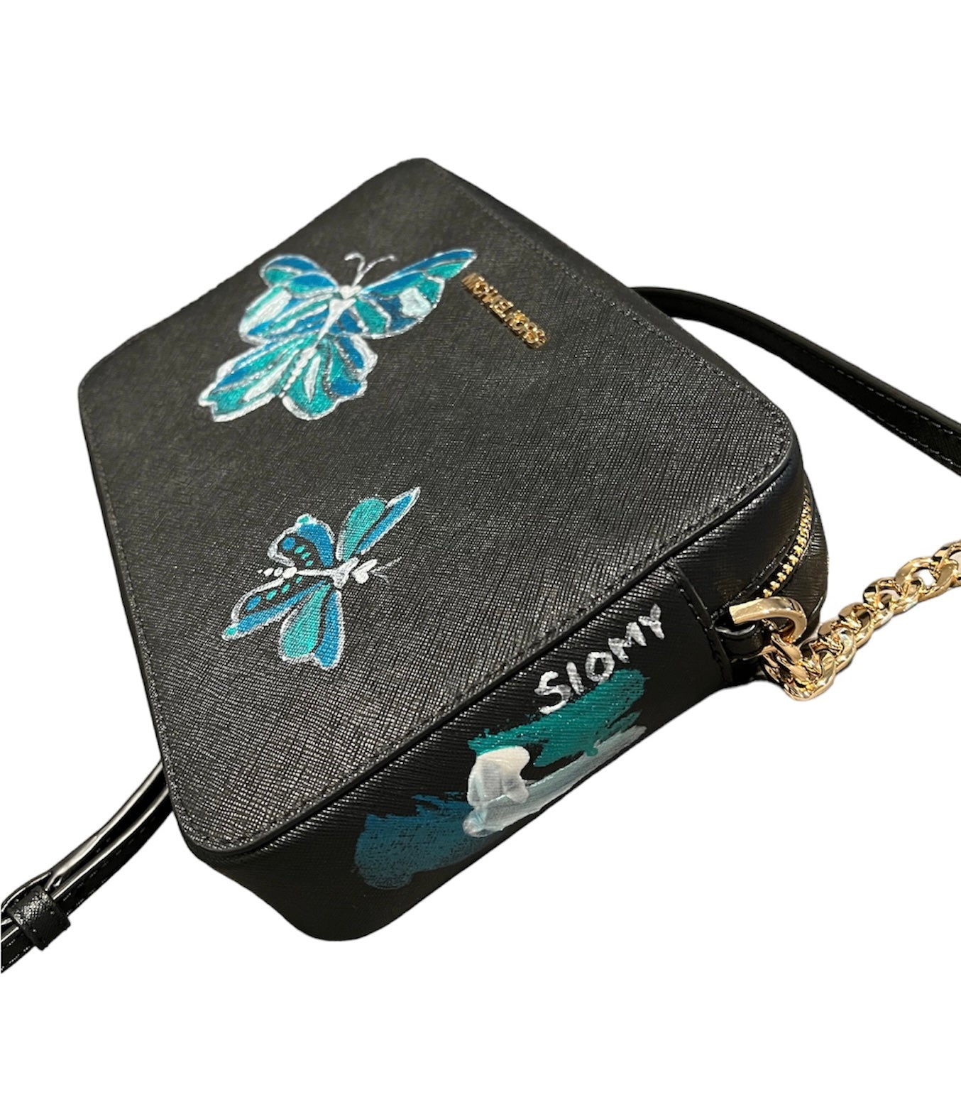Michael Kors Hand Painted Cross Body Purse