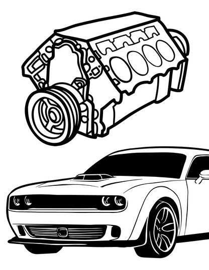 Cars & Turbo Coloring Book