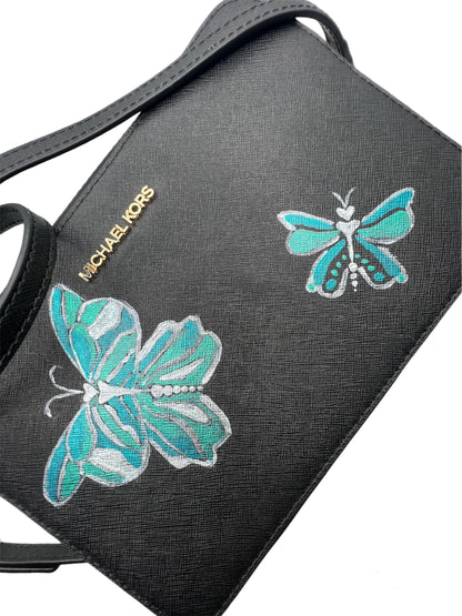 Michael Kors Hand Painted Cross Body Purse