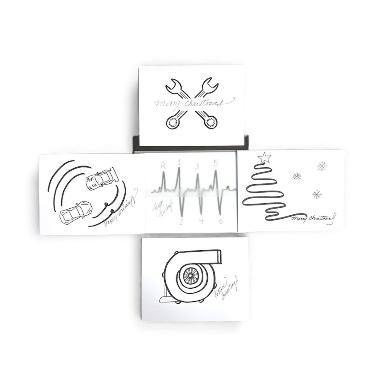 HOLIDAY CARD SET TURBO