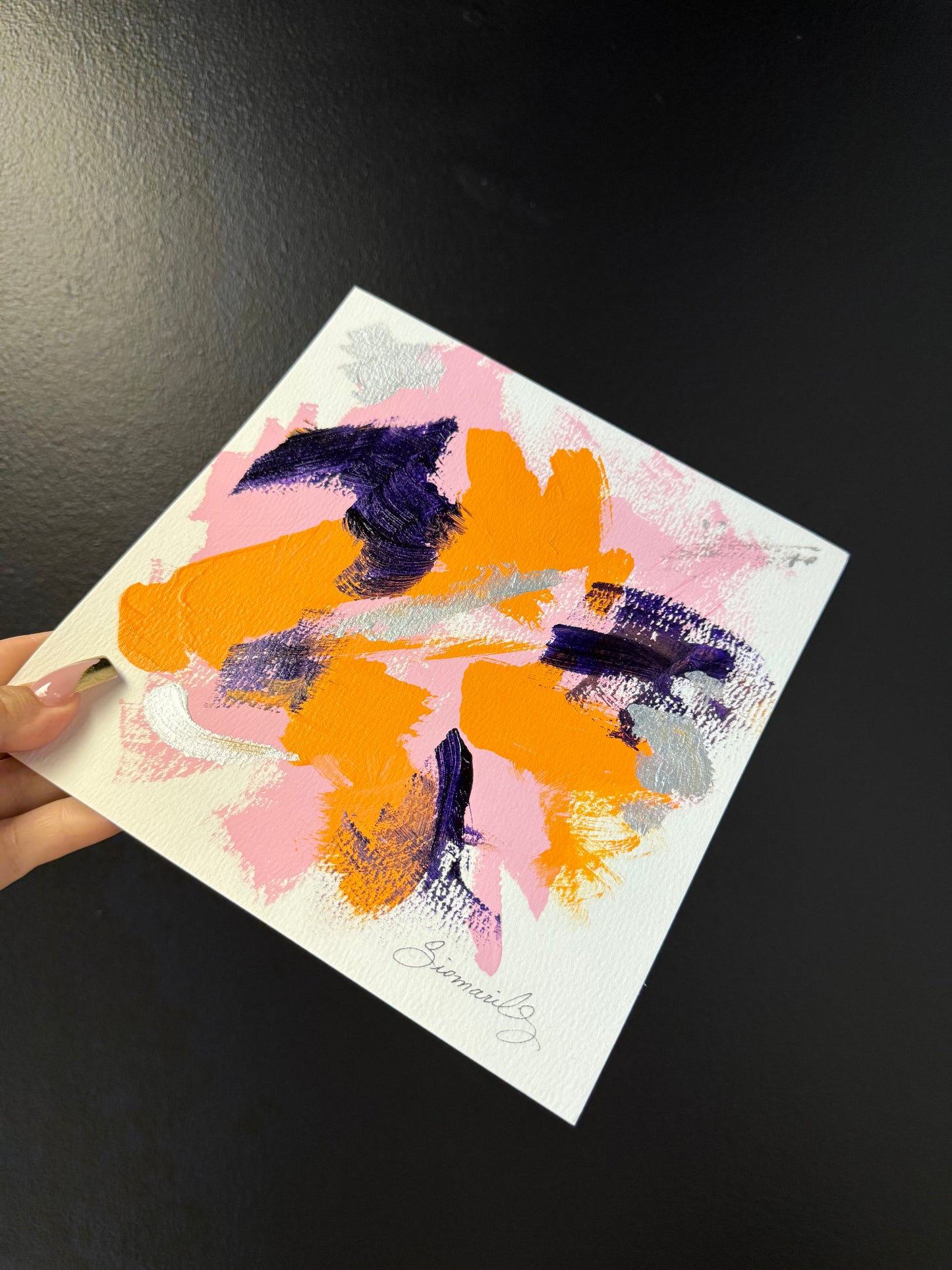 8 x 8 Acrylic on Paper