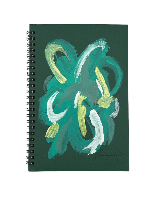EMERALD ACRYLIC NOTEBOOK