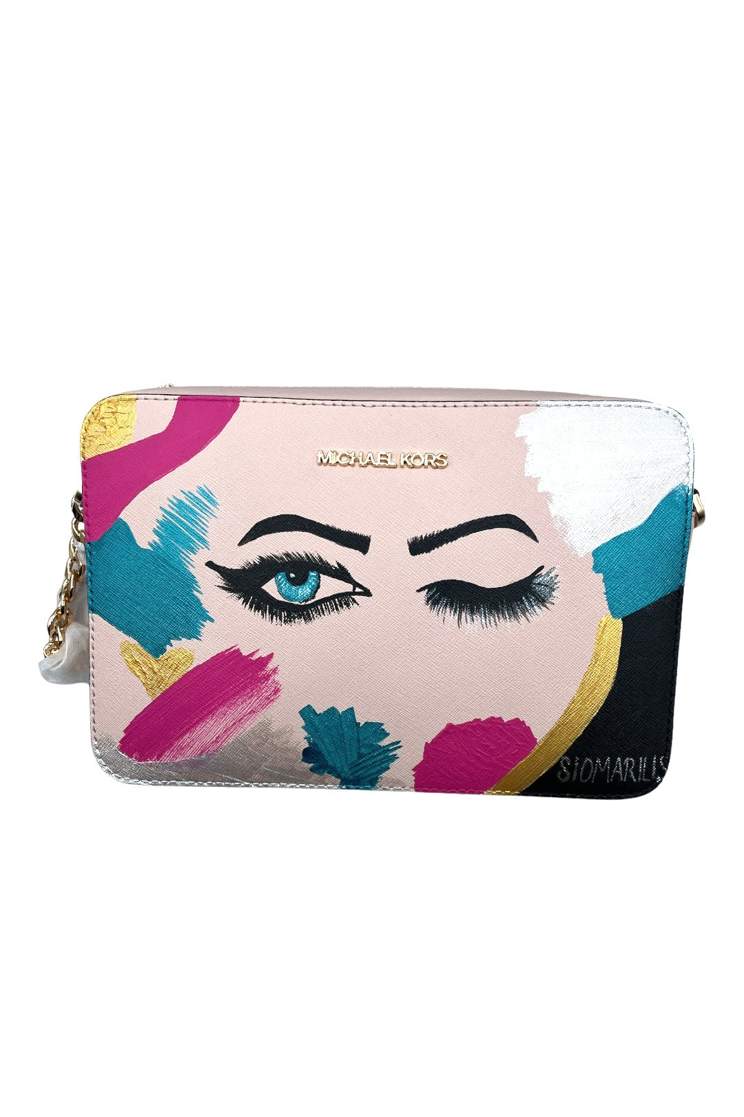 Michael Kors Hand Painted Crossbody Purse
