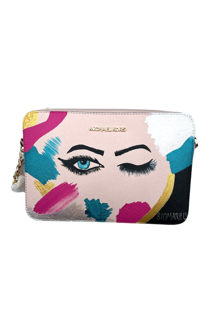 Michael Kors Hand Painted Crossbody Purse