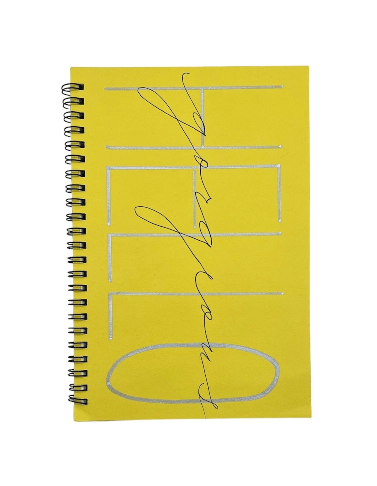 HELLO GORGEOUS ACRYLIC NOTEBOOK