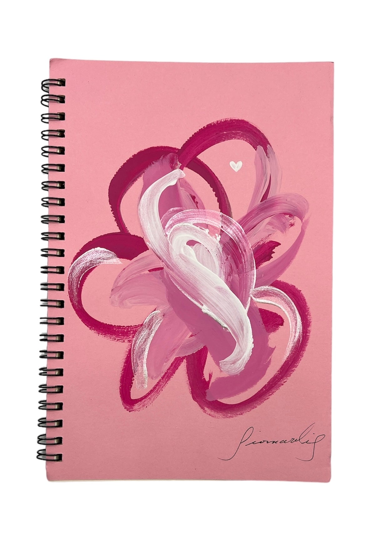 PINK ACRYLIC NOTEBOOK