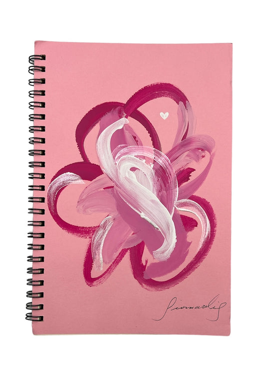 PINK ACRYLIC NOTEBOOK