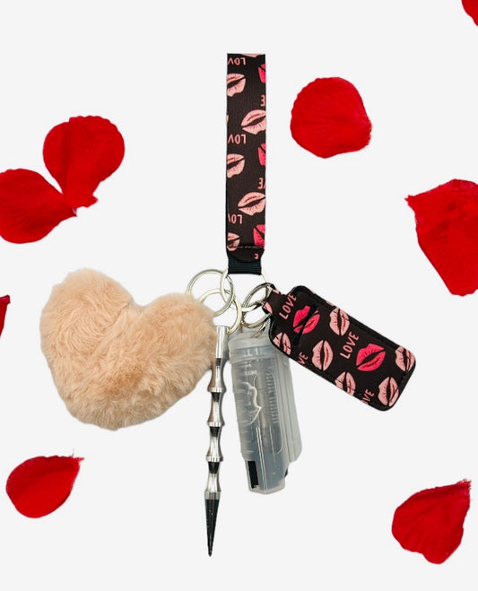 SEALED WITH A KISS SELF DEFENSE KEYCHAIN