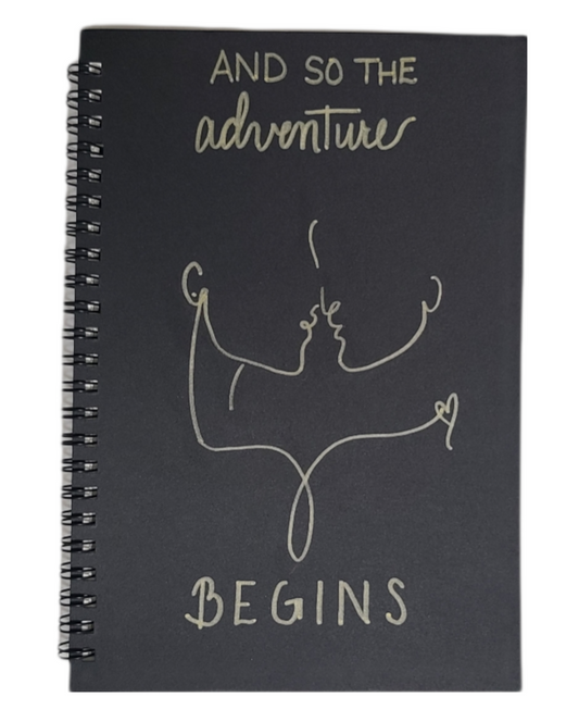 AND SO THE ADVENTURE BEGINS NOTEBOOK